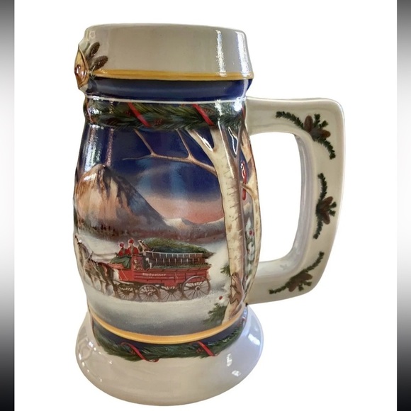 Budweiser 2000 Holiday Stein - Picture 2 of 5